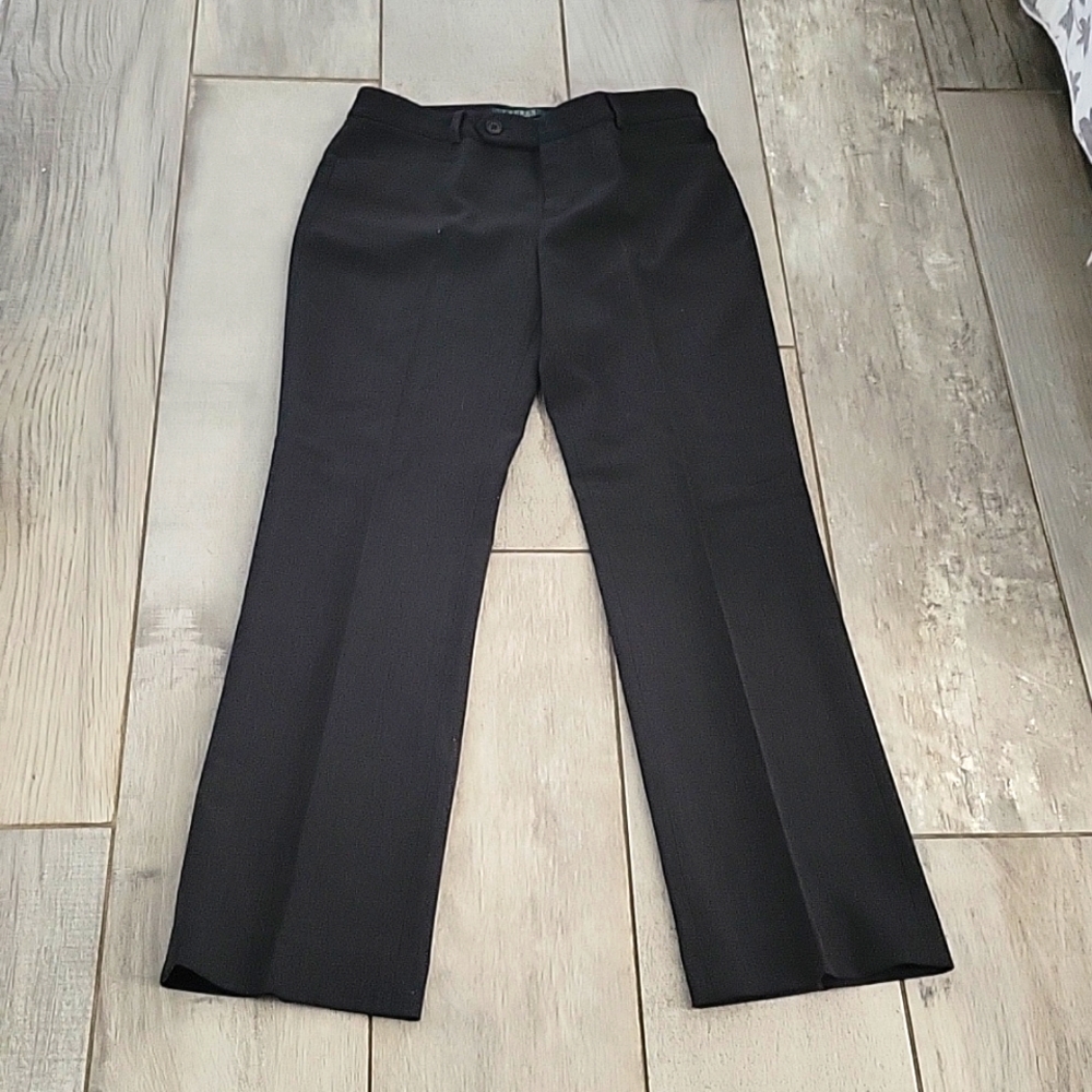 Lauren Ralph Lauren  Adelle gray dress wide leg pants size 2